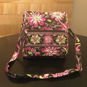 Vera Bradley Purple Punch Crossbody Mailbag